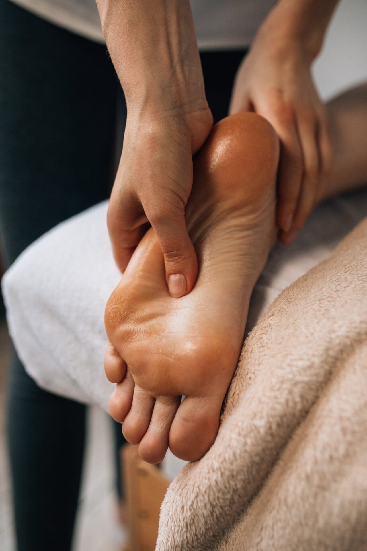 Importance of treating your feet right with a foot massage at a spa.